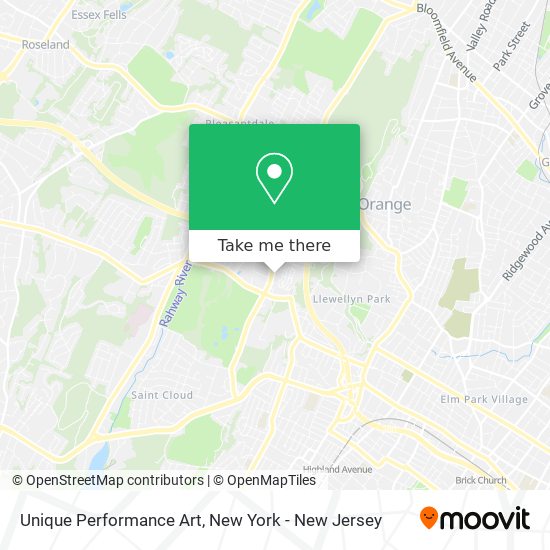 Unique Performance Art map