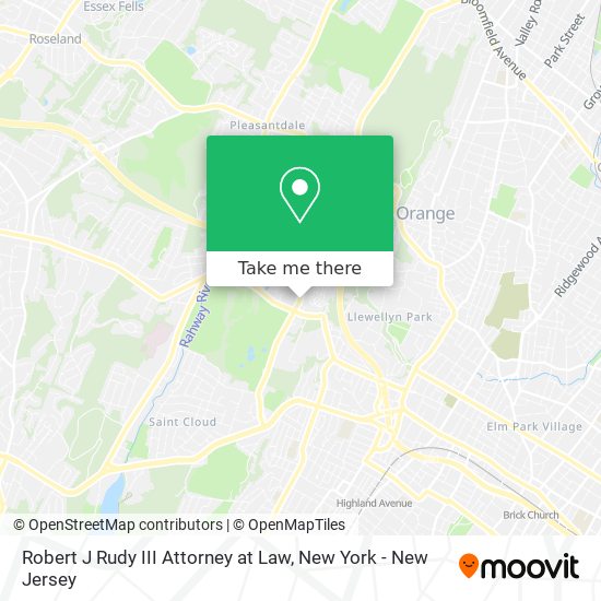 Robert J Rudy III Attorney at Law map