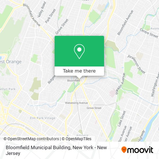Bloomfield Municipal Building map