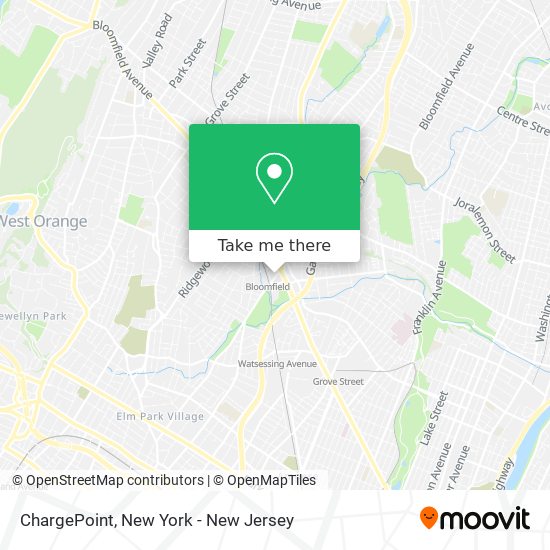 ChargePoint map