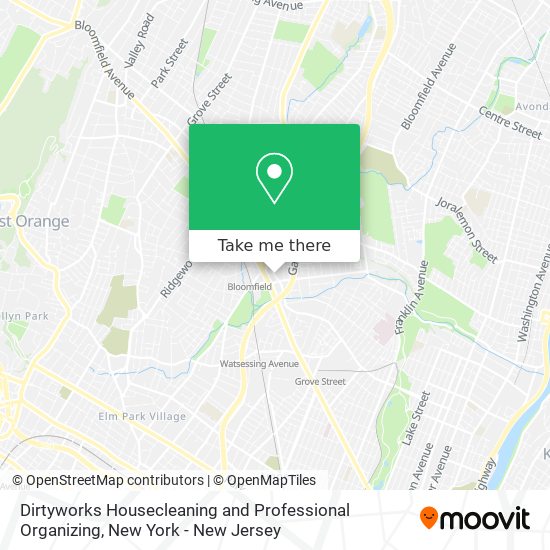 Mapa de Dirtyworks Housecleaning and Professional Organizing