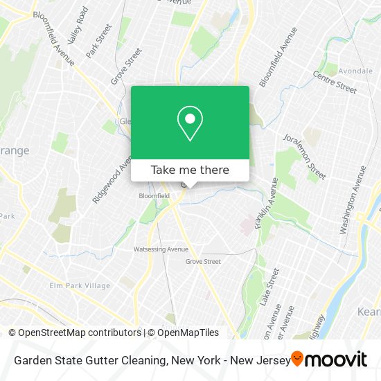 Mapa de Garden State Gutter Cleaning