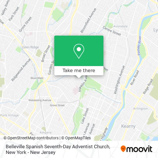 Belleville Spanish Seventh-Day Adventist Church map