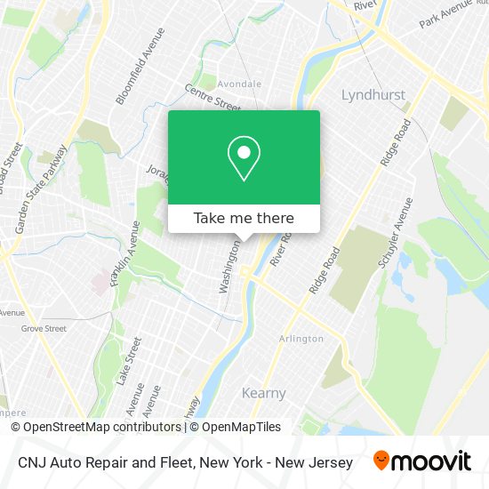 Mapa de CNJ Auto Repair and Fleet