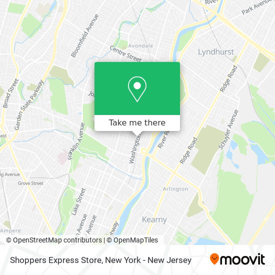 Shoppers Express Store map