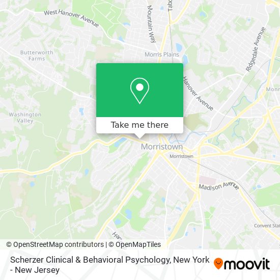 Scherzer Clinical & Behavioral Psychology map