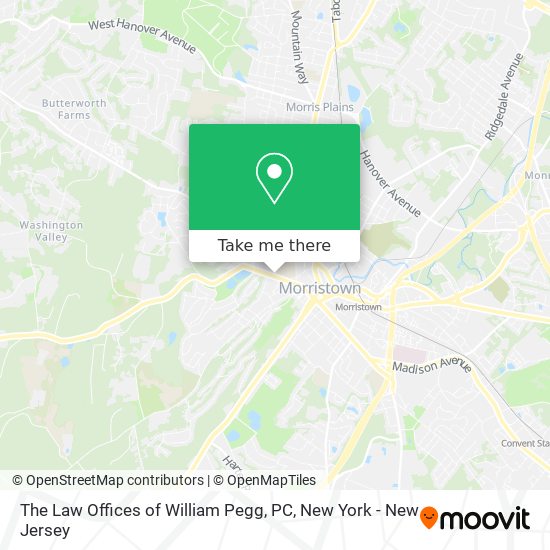 The Law Offices of William Pegg, PC map