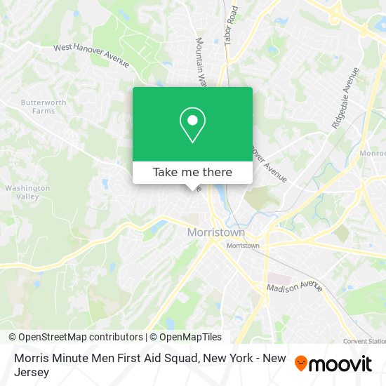 Morris Minute Men First Aid Squad map