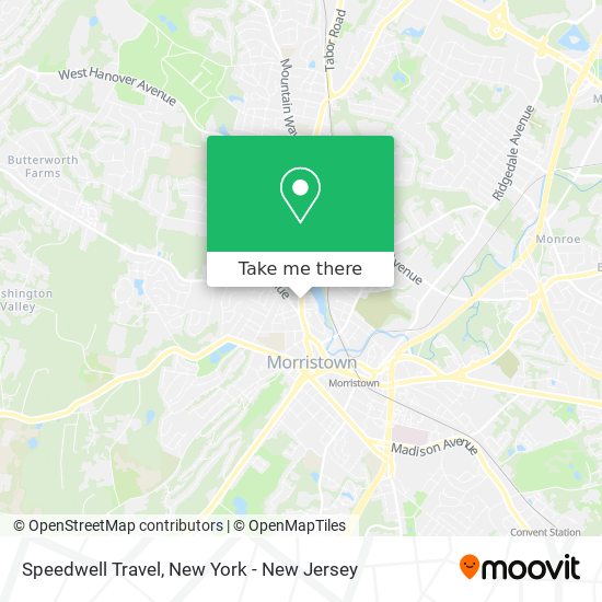 Speedwell Travel map