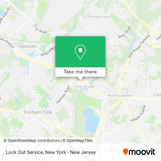 Lock Out Service map