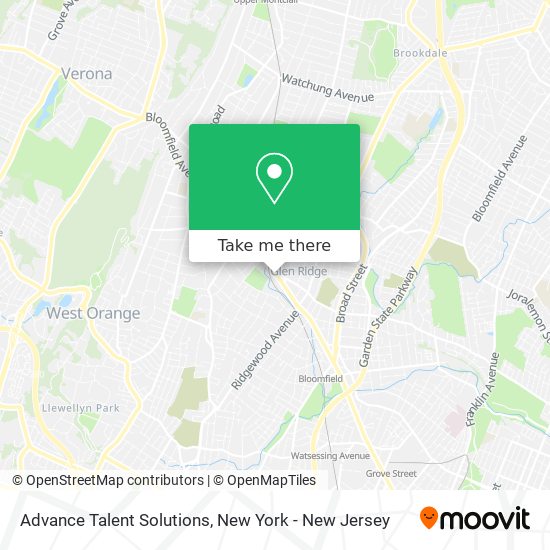 Mapa de Advance Talent Solutions