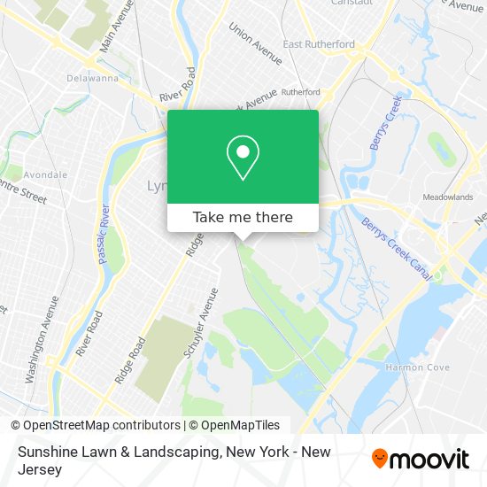 Mapa de Sunshine Lawn & Landscaping