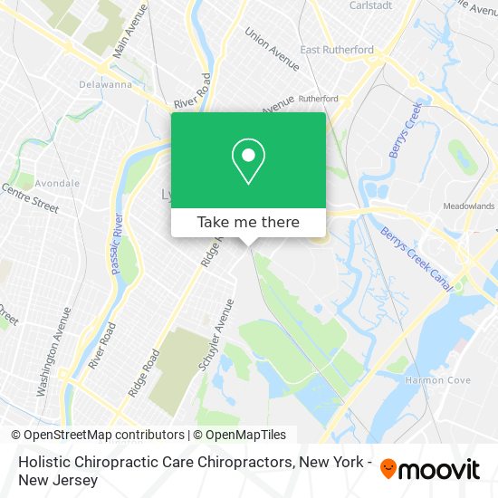 Holistic Chiropractic Care Chiropractors map