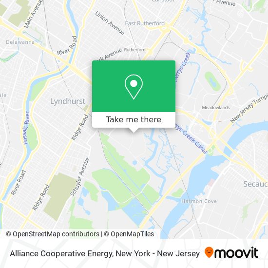 Alliance Cooperative Energy map