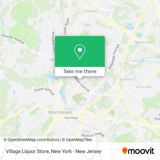 Village Liquor Store map