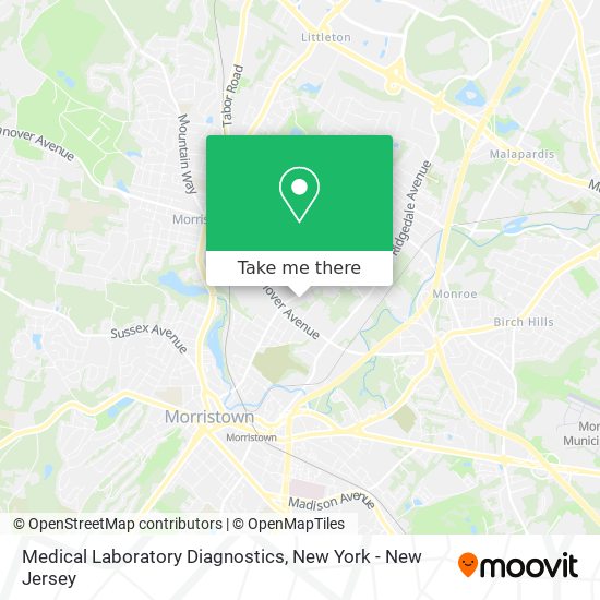 Mapa de Medical Laboratory Diagnostics