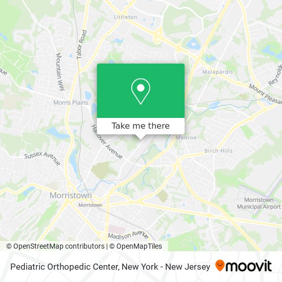 Pediatric Orthopedic Center map