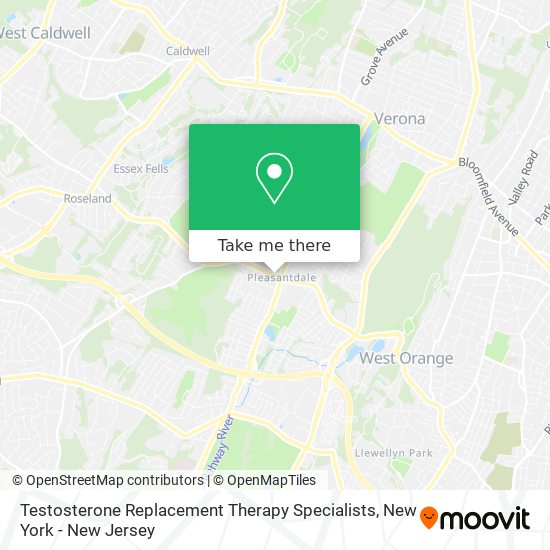 Testosterone Replacement Therapy Specialists map