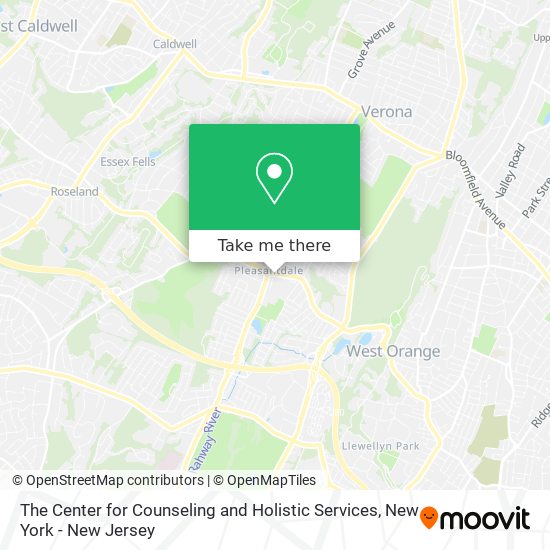 The Center for Counseling and Holistic Services map