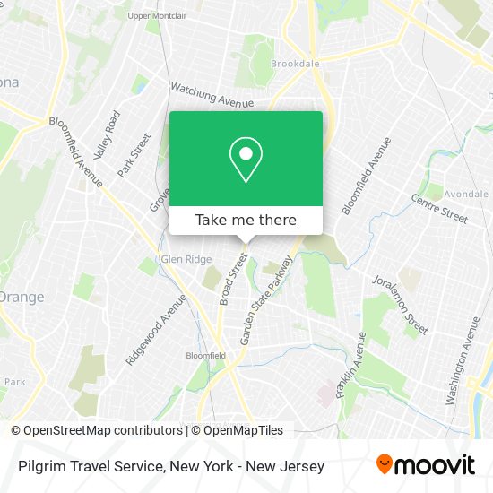 Pilgrim Travel Service map