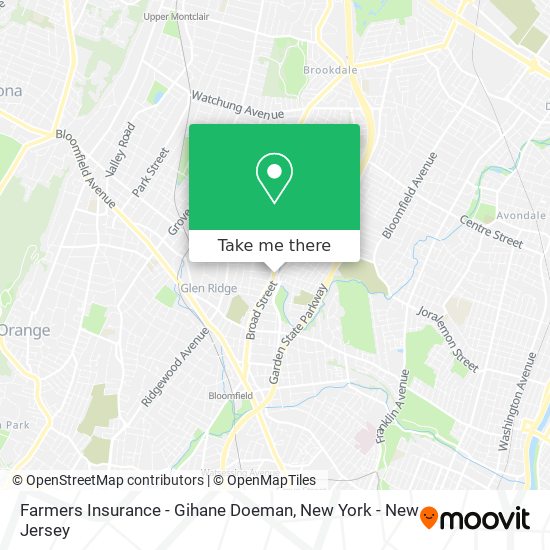 Farmers Insurance - Gihane Doeman map