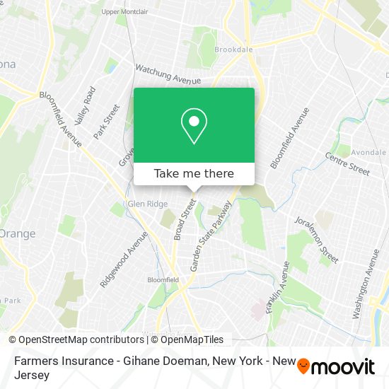 Mapa de Farmers Insurance - Gihane Doeman