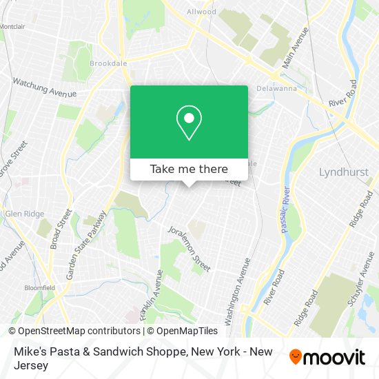 Mike's Pasta & Sandwich Shoppe map