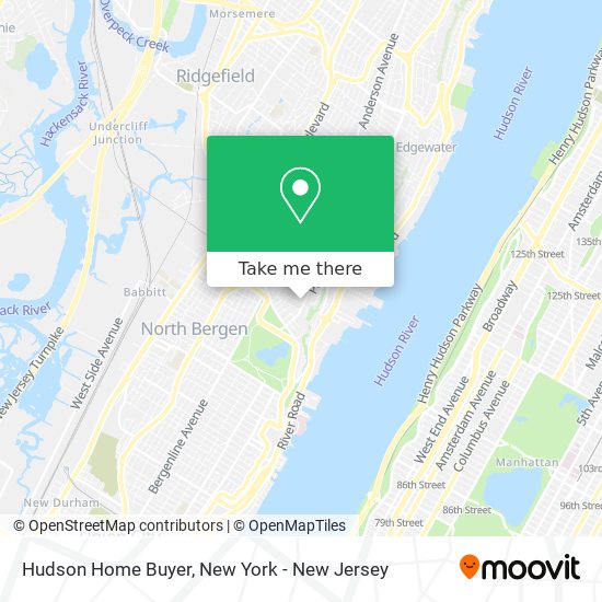 Hudson Home Buyer map