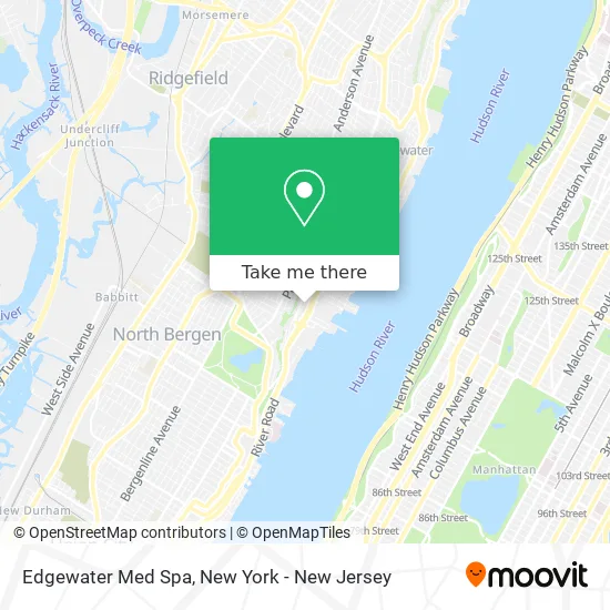 Edgewater Med Spa map