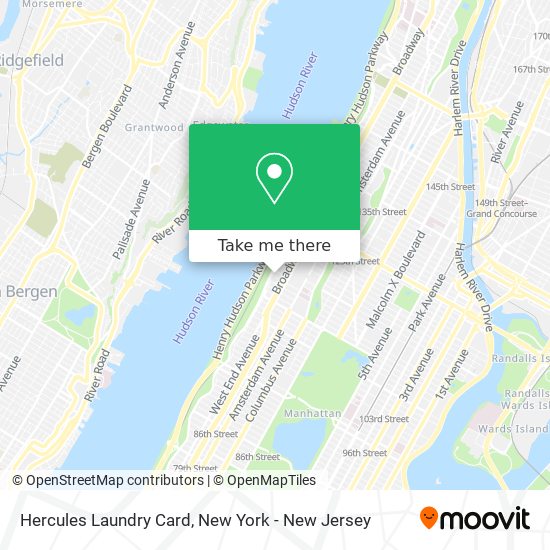 Mapa de Hercules Laundry Card