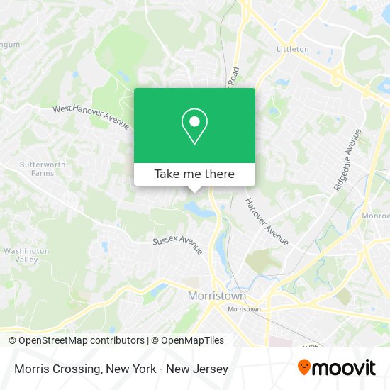 Morris Crossing map