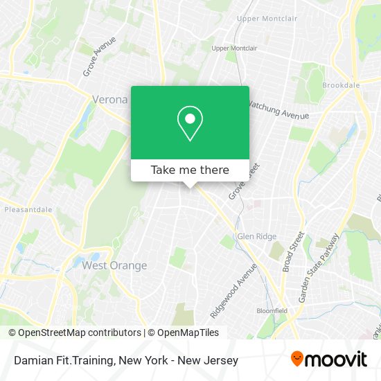 Damian Fit.Training map