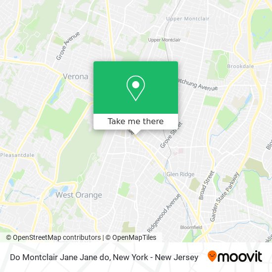 Do Montclair Jane Jane do map