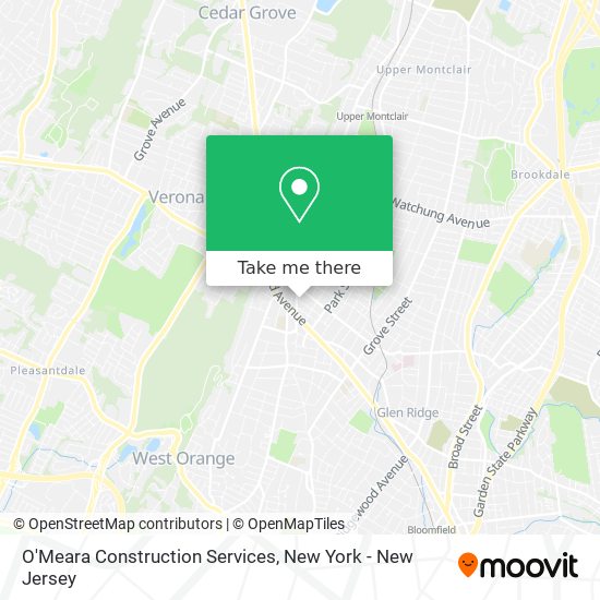 O'Meara Construction Services map