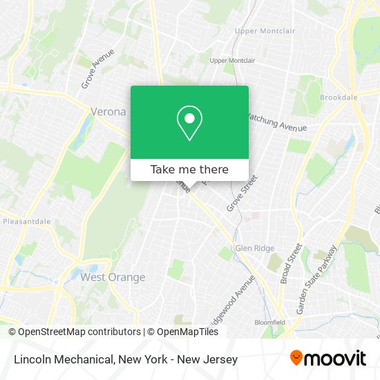 Lincoln Mechanical map