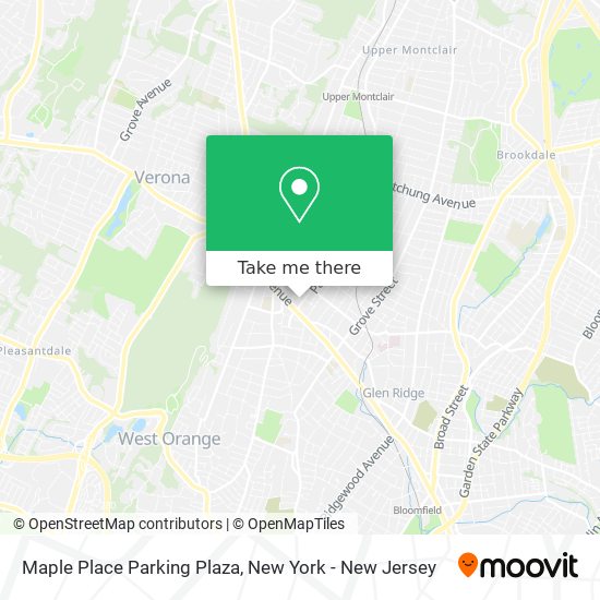 Maple Place Parking Plaza map