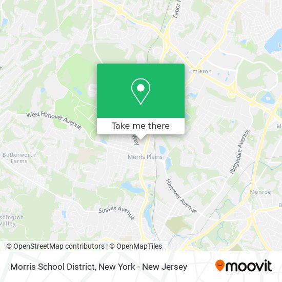 Mapa de Morris School District