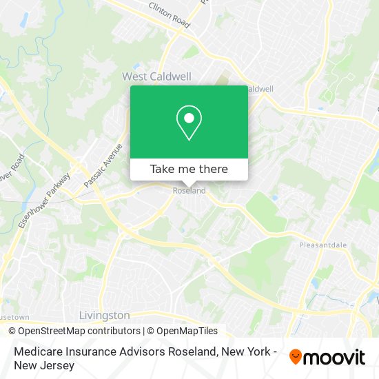 Medicare Insurance Advisors Roseland map