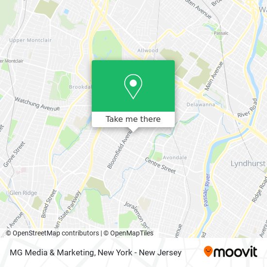 MG Media & Marketing map