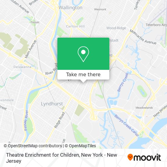 Mapa de Theatre Enrichment for Children