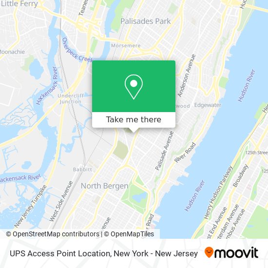 Mapa de UPS Access Point Location