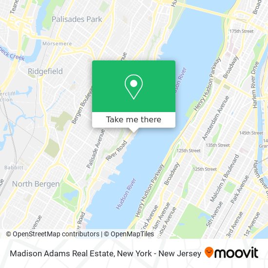 Madison Adams Real Estate map