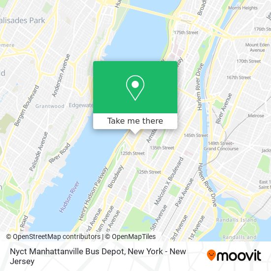 Nyct Manhattanville Bus Depot map