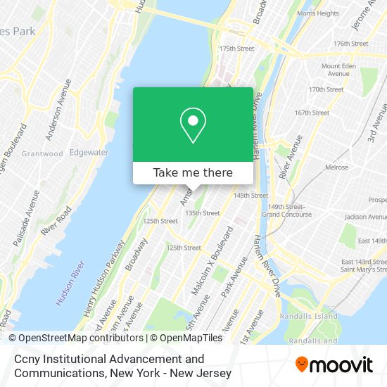 Mapa de Ccny Institutional Advancement and Communications