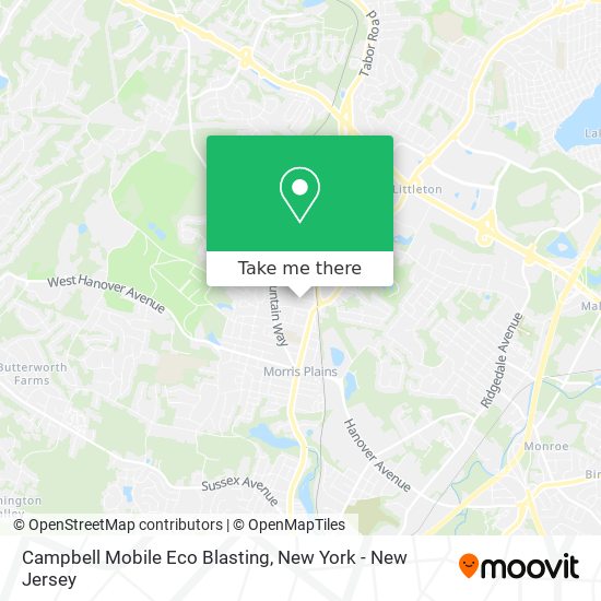 Mapa de Campbell Mobile Eco Blasting