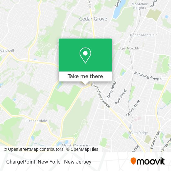 ChargePoint map