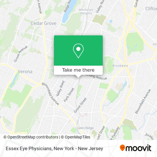 Mapa de Essex Eye Physicians