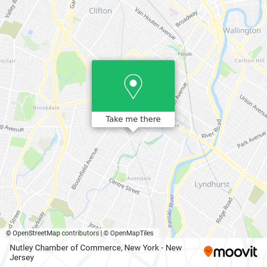 Mapa de Nutley Chamber of Commerce