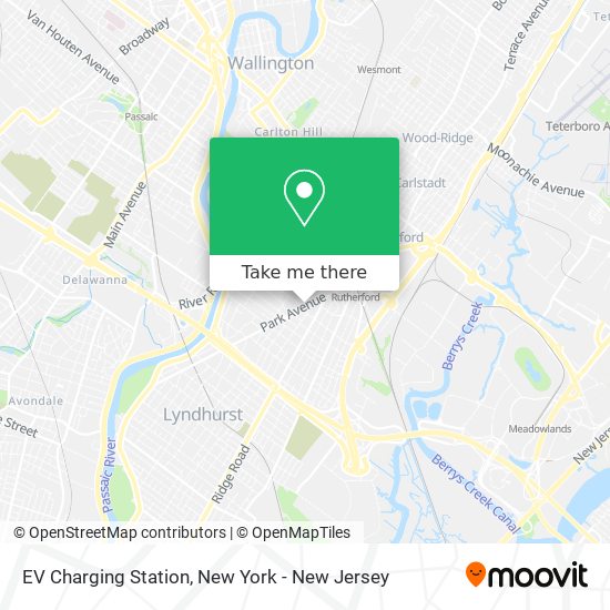 Mapa de EV Charging Station