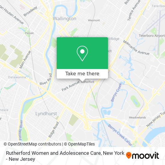 Mapa de Rutherford Women and Adolescence Care